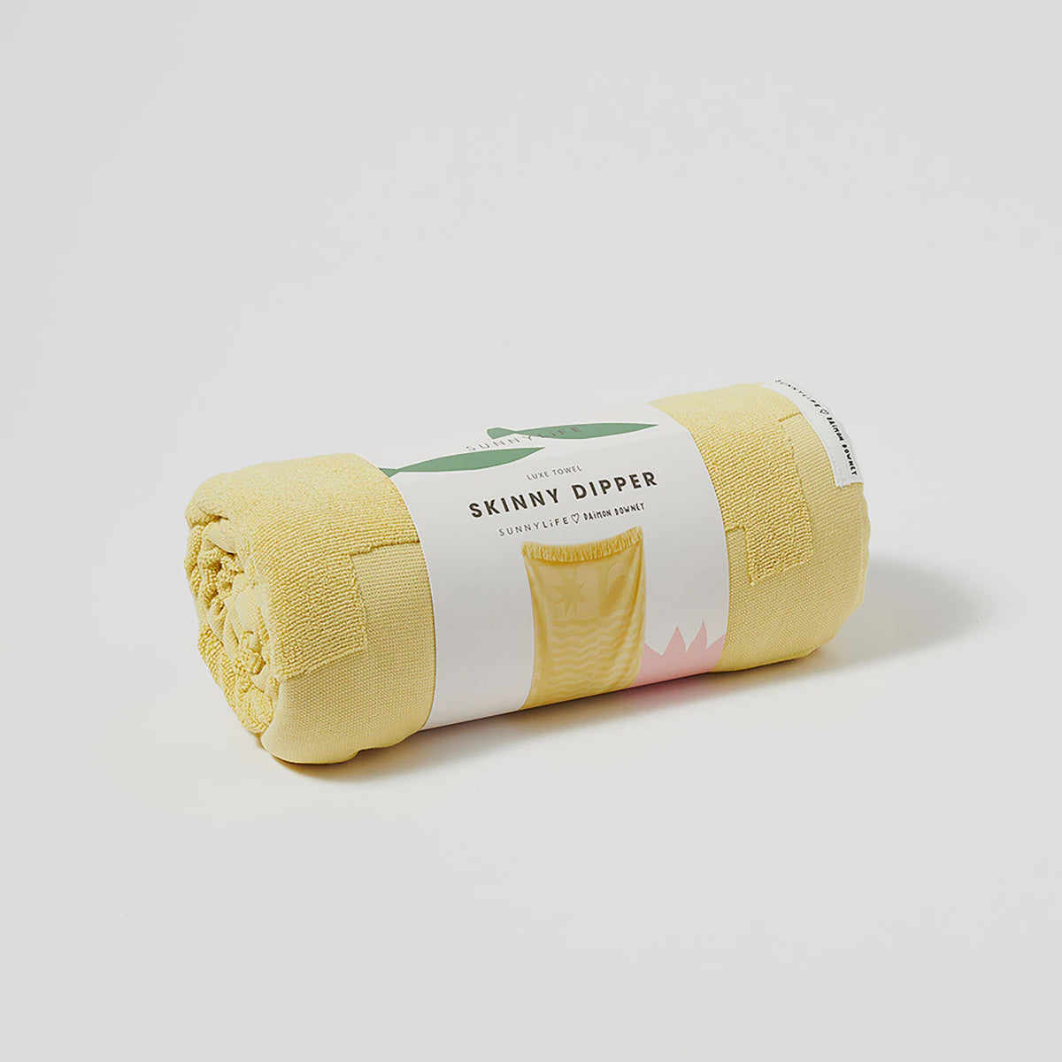 Sunnylife Luxe Yellow Skinny Dipper Towel