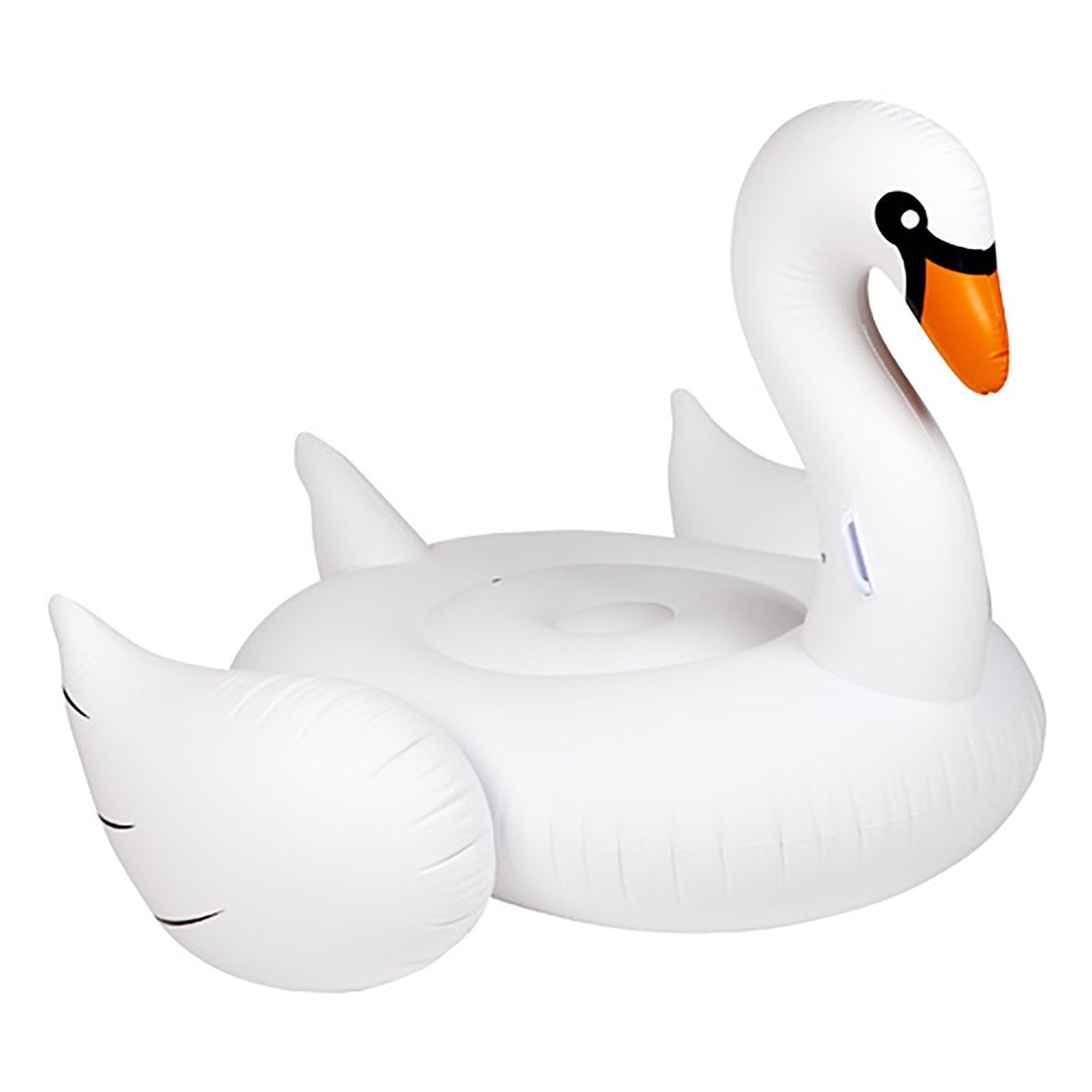 Sunnylife Luxe Ride-On White Swan Pool Float
