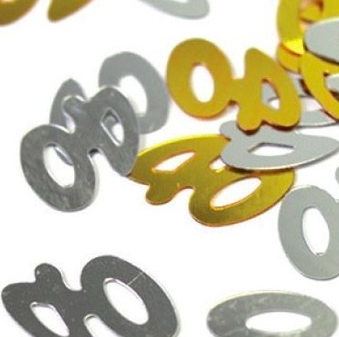 40th Metallic Scatters