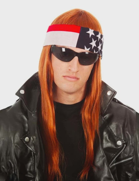 LA Rocker Bandana Wig
