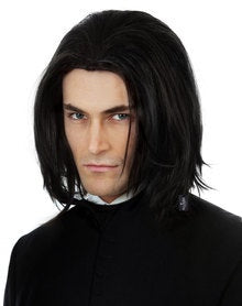 Dark Professor Black Wig