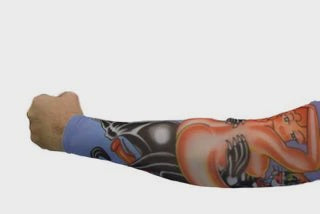 Red Hair Lady Tattoo Sleeve