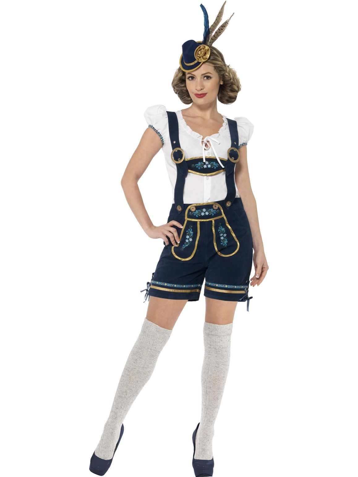 Traditional Deluxe Bavarian Lederhosen Costume
