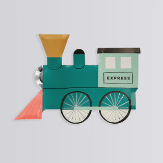 Meri Meri Train Plate 8 pack