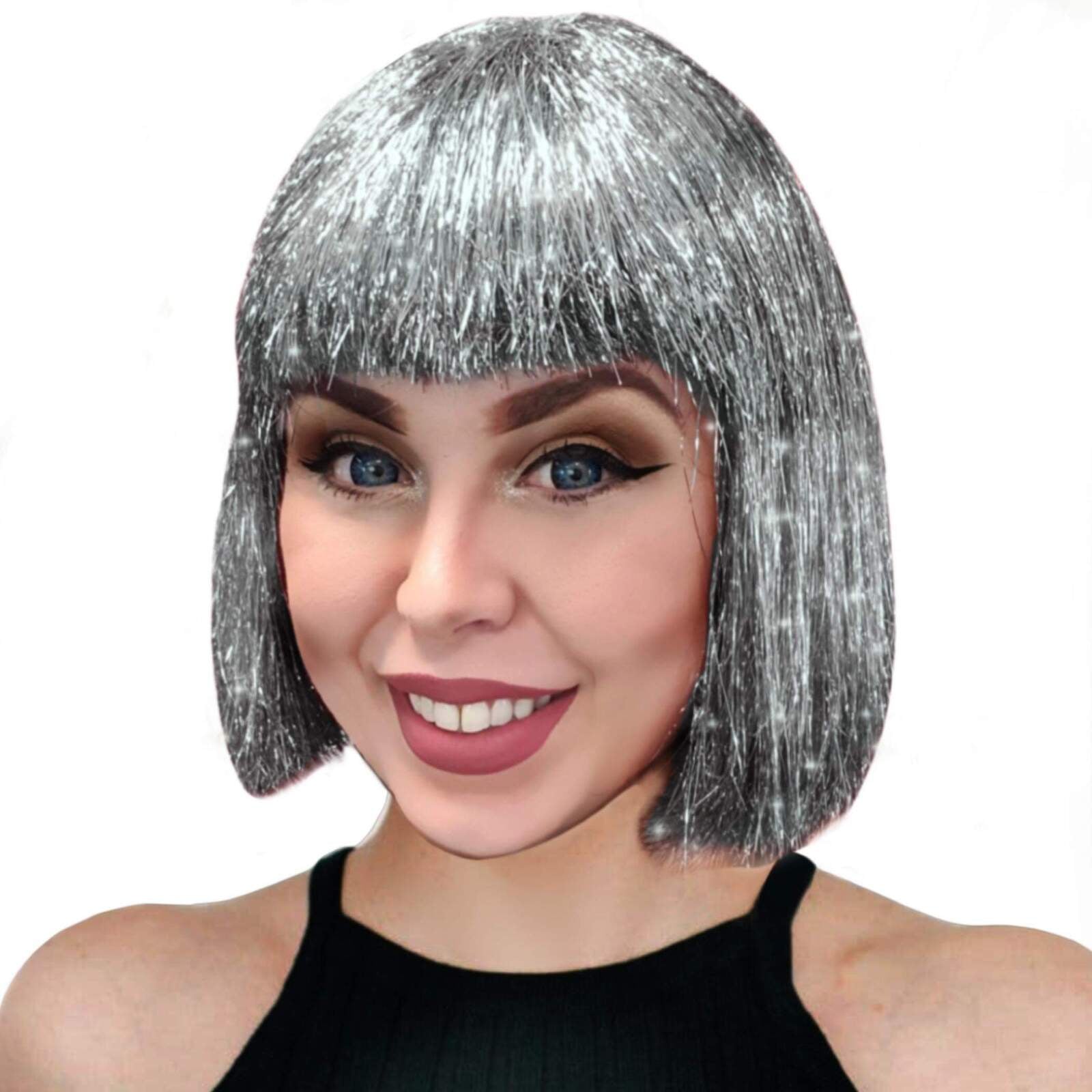 Sparkle Nation Wig - Silver