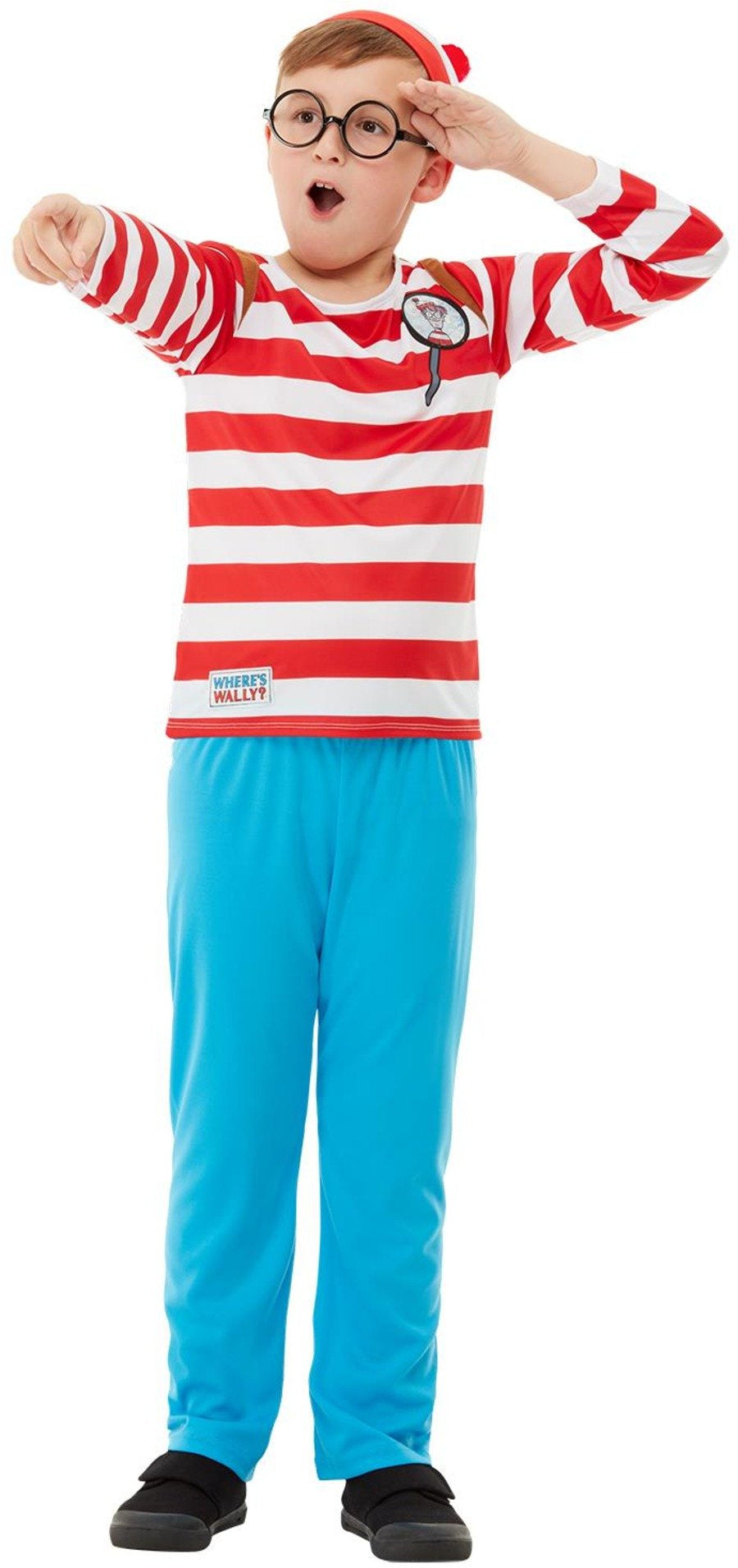 Where's Wally Kids Deluxe Costume Medium