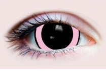 Primal Acid I - Pink and Black Coloured Contact Lenses
