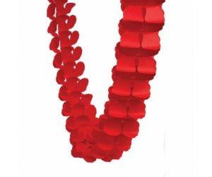 Apple Red Honeycomb Garland