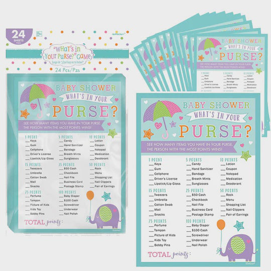 What's in your Purse? Baby Shower Game