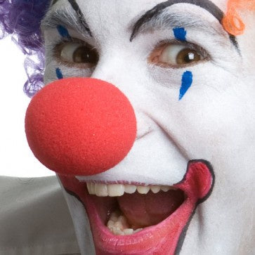 Red Sponge Clown Nose
