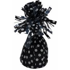 Black Dotty Balloon Weight