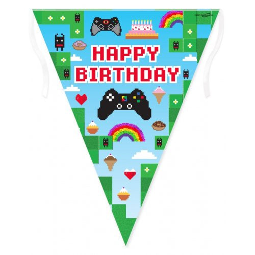 Blox Game Holographic Birthday Bunting