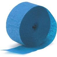 Blue Crepe Streamer