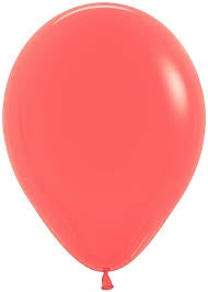 Fashion Coral 28 cm Latex Balloons Pack of 100