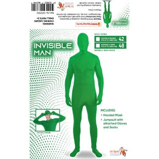 Green Invisible Man Adult Costume