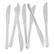 Recyclable Clear Plastic Knives