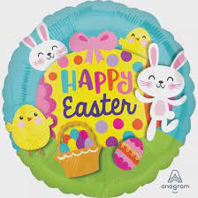 Happy Easter Big Egg Foil Balloon