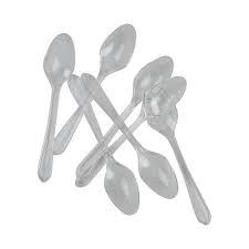 Recyclable Clear Plastic Dessert Spoons