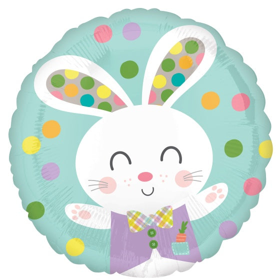 Easter Spotted Bunny Jumbo Foil Balloon