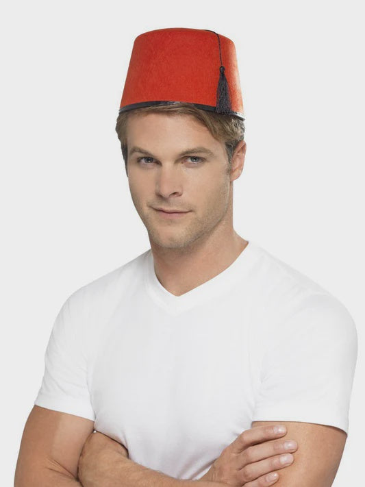 Red Fez Hat