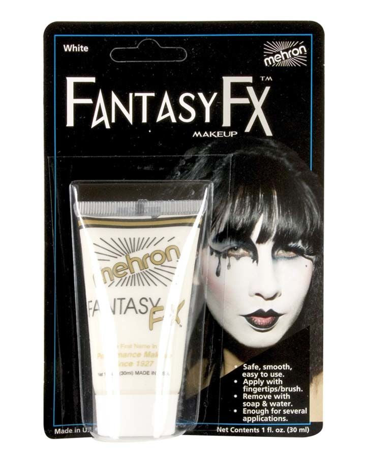 Mehron White Fantasy Fx Cream Make Up