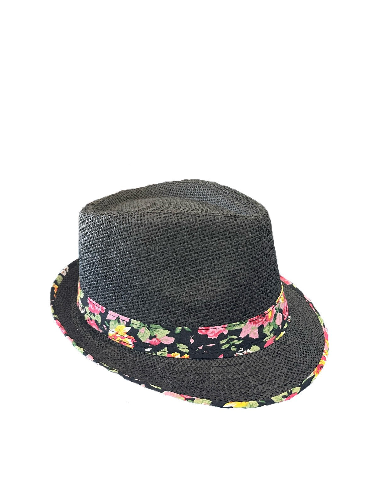 Floral Banded Fedora