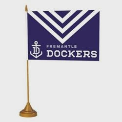 AFL Freo Desk Flag