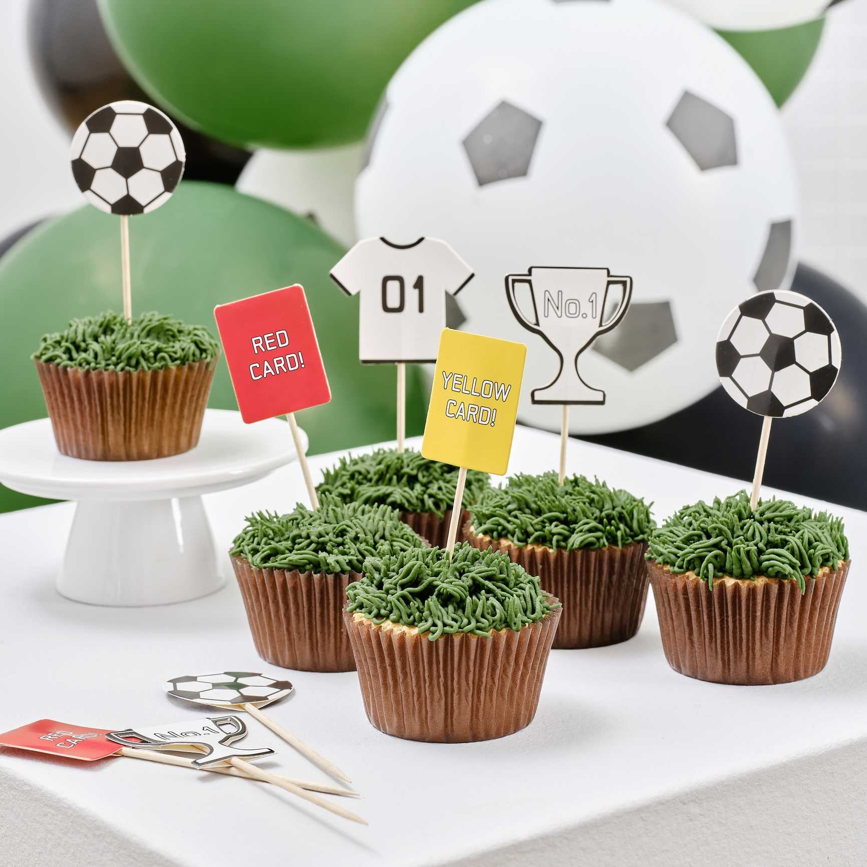 Ginger Ray Football/Soccer Cake Toppers