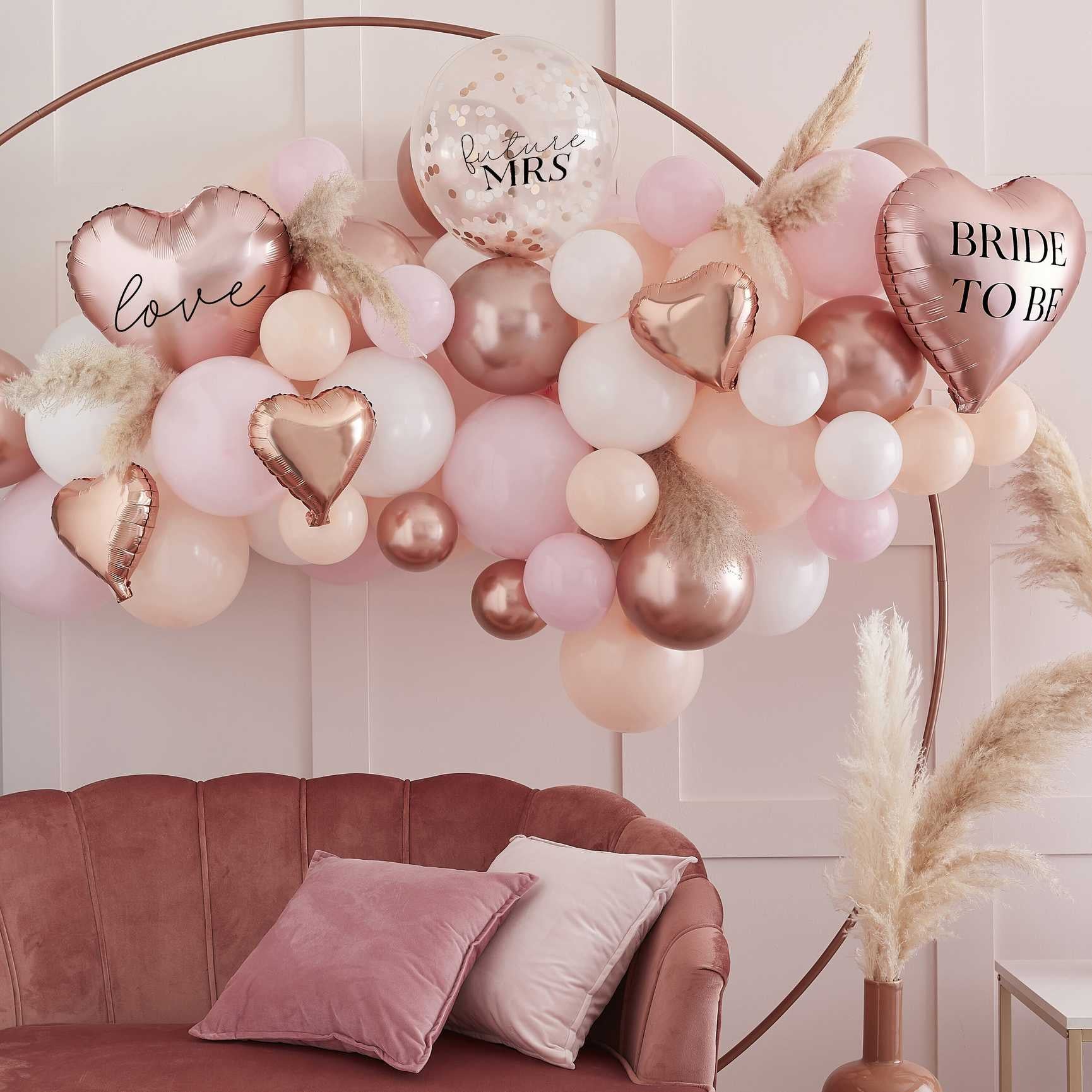 Ginger Ray Blush Hen Party Balloon Garland Kit