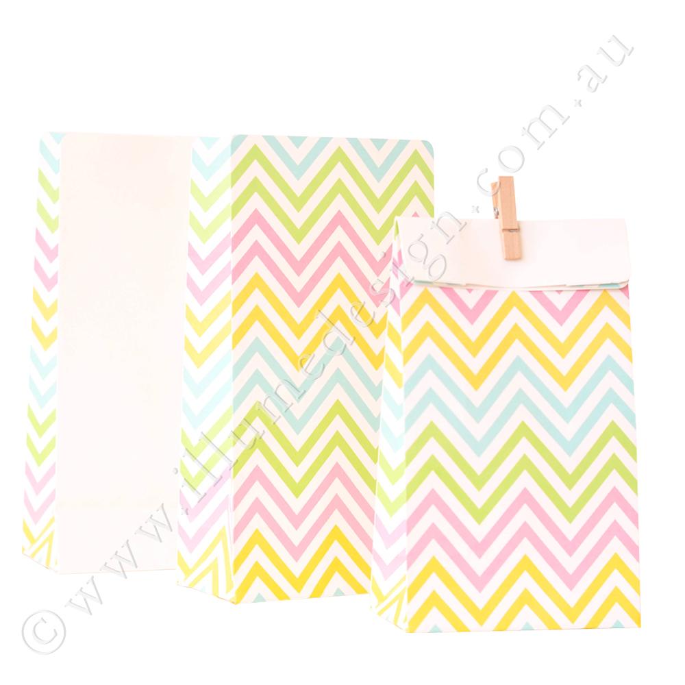 Illume Chevron Pastel Treat Bags