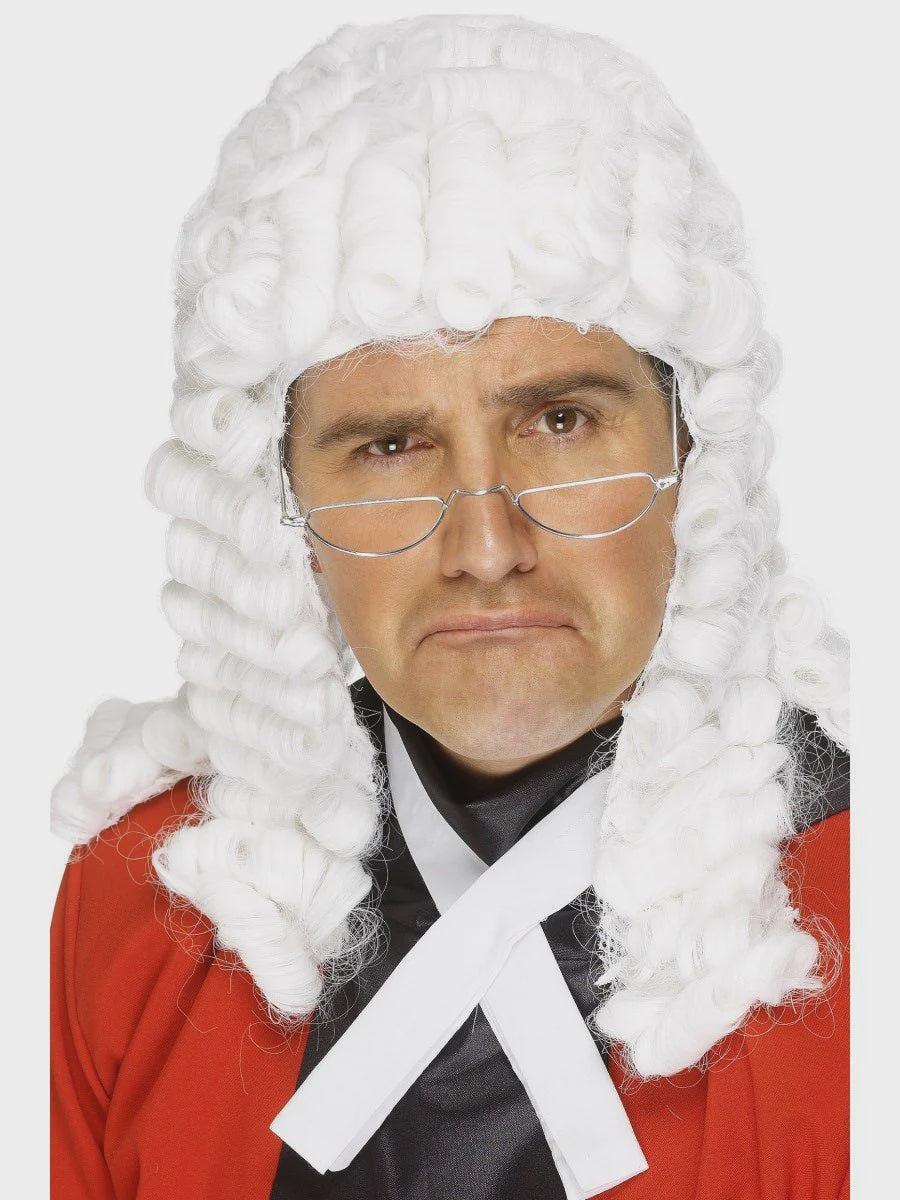 Deluxe White Judge Wig