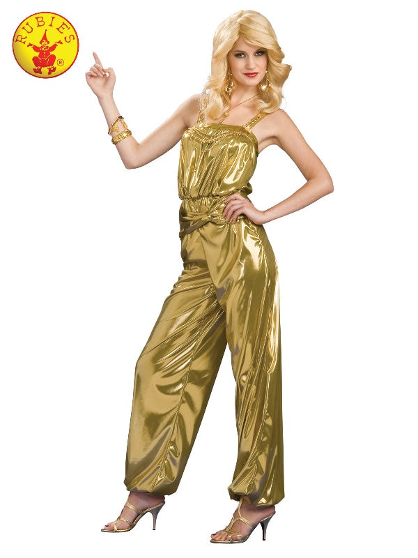 Solid Gold Diva Disco Womens Costume