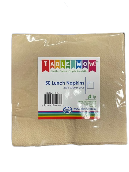 Kraft Lunch Napkins Pack of 50