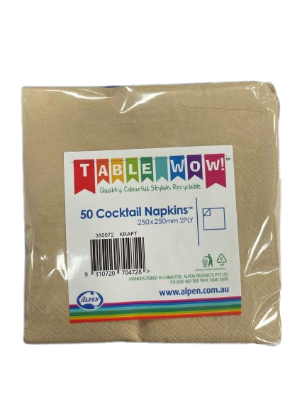 Kraft Cocktail Napkins