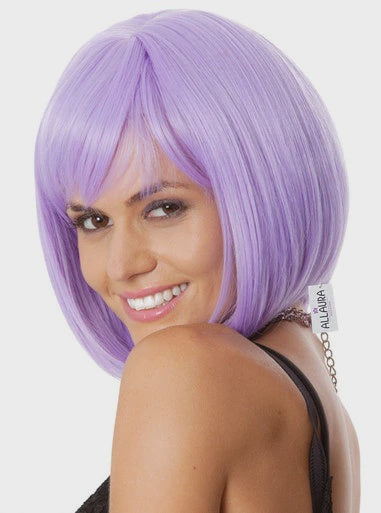 Lilac Long Purple Bob Wig