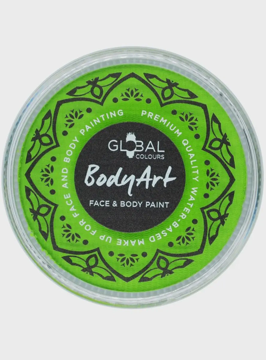 Global 32 Gram Lime Green Water Activated Cake Makeup