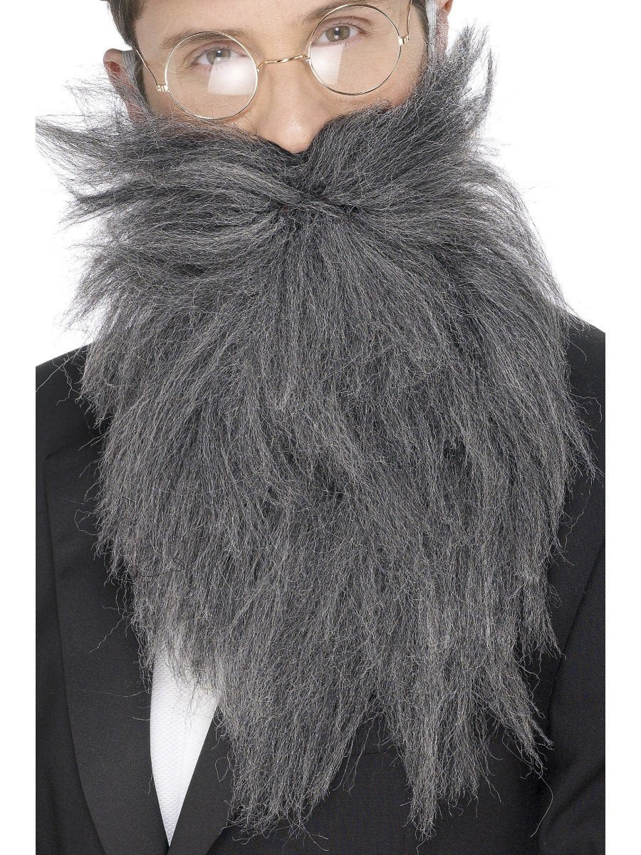 Long Beard & Tash Adult Grey Long Beard & Tash Adult Grey