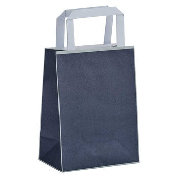 Navy Blue Paper Party Bags 5 Pack