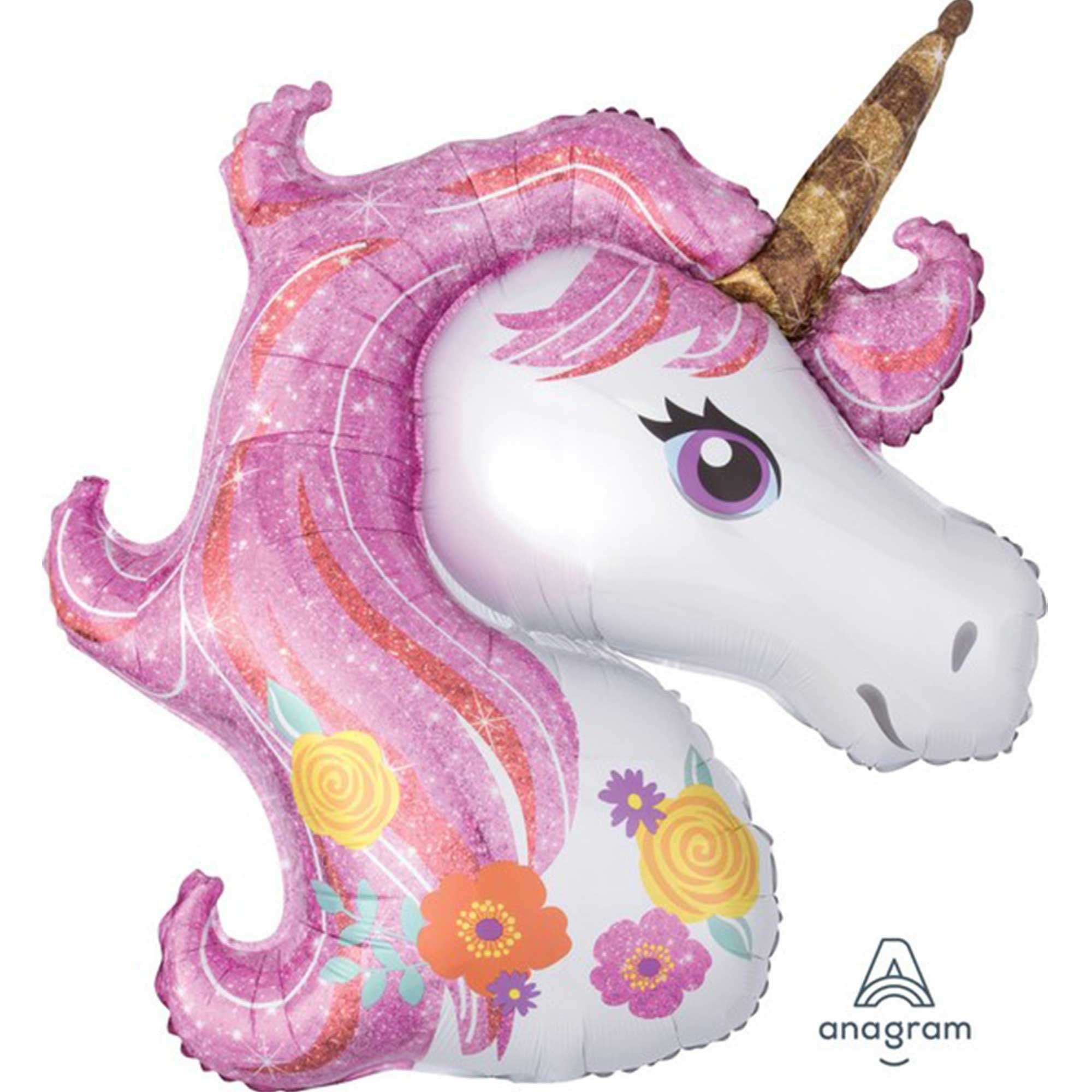 Magical Unicorn Supershape Foil Balloon