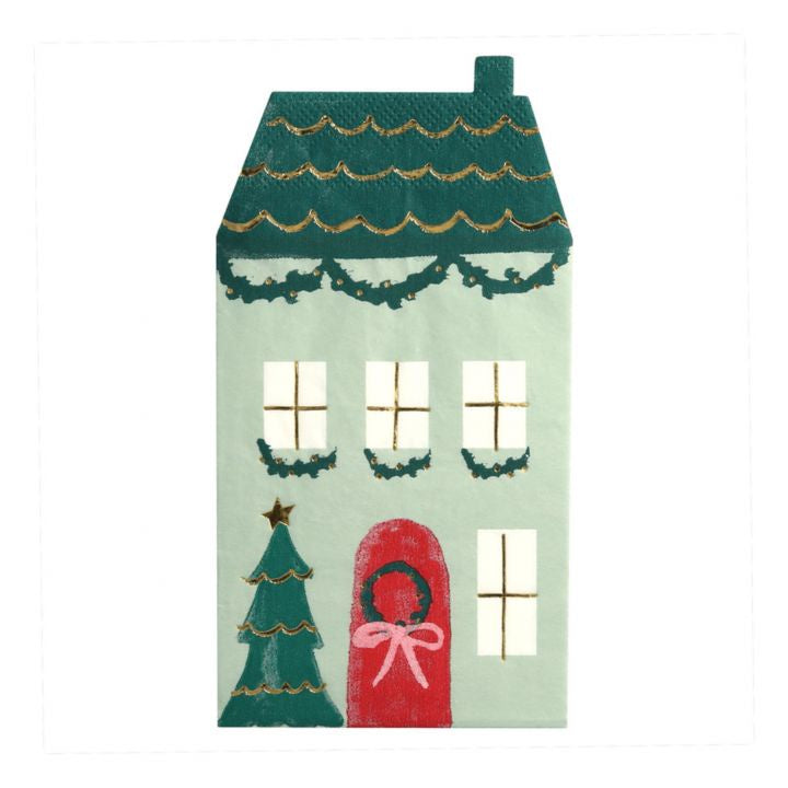 Meri Meri Christmas House Napkins - Pack of 16