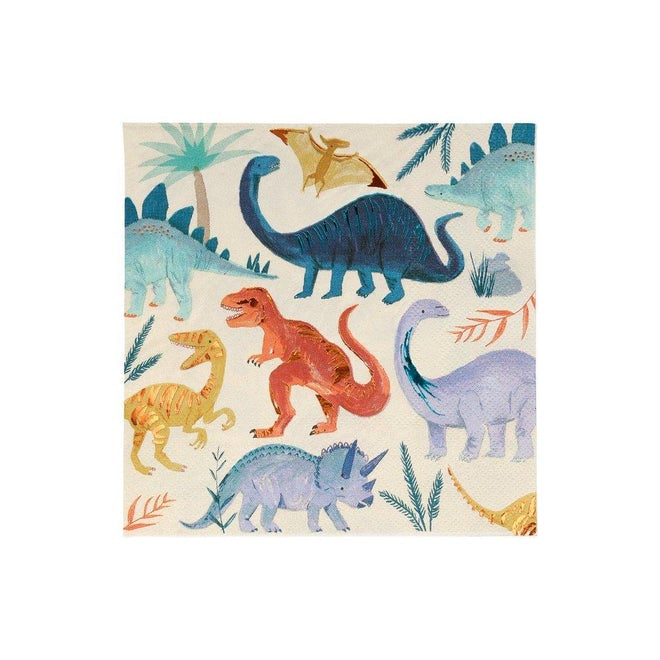 Meri Meri Dinosaur Kingdom Large Napkins (Set of 16)