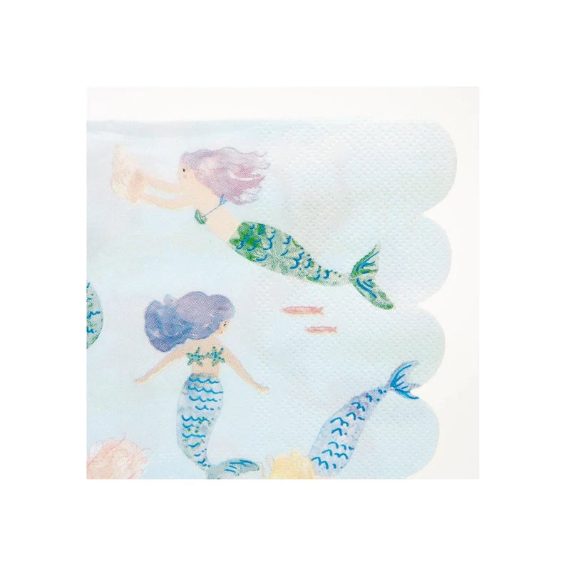 Meri Meri Mermaid Napkins - Set of 16