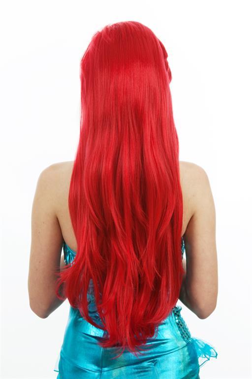 Mermaid Beauty Long Red Costume Wig