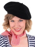 French Beret - Black