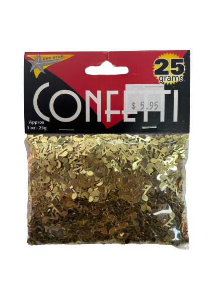 Metallic Musical Notes Scatters