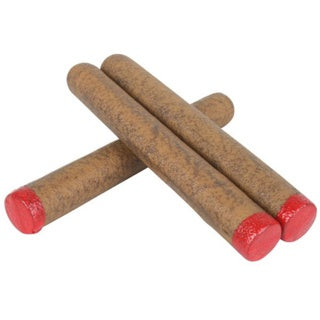Cigars with Red Painted Tips (Set of 3)