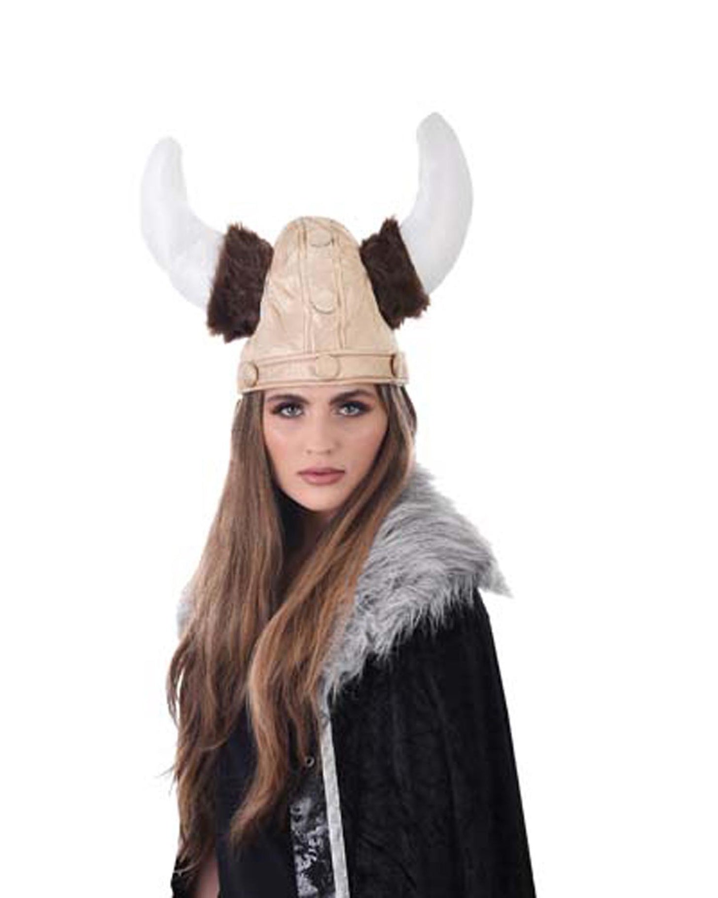 Plush Viking Helmet with Horns