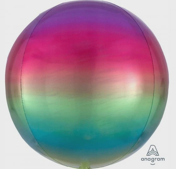 Rainbow Ombre Orbz Balloon