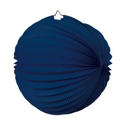 Navy Blue Accordion Lantern 35cm - Pack of 1