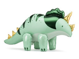 Green Triceratops Supershape Foil Balloon 101x60.5cm